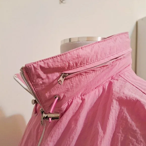 Abercrombie & Fitch Hood jacket Hands Pockets Pink Color Size S - Picture 7 of 9